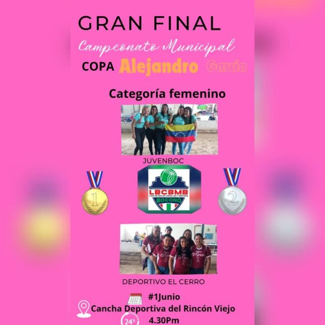 Invitan A Gran Final Del Campeonato De Bolas Y Bochas Criollas De