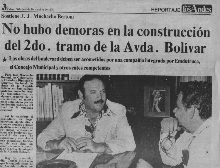 Hace 40 años se cristalizó la ampliación de la Av. Bolívar de Valera