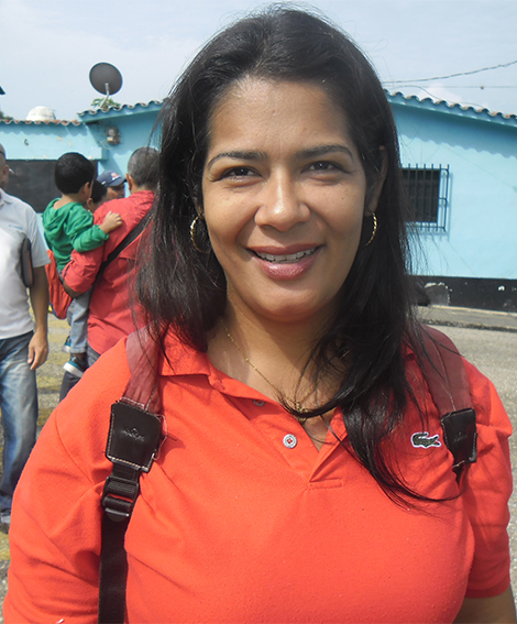 Concejal Luz Marina Linares,  encabezaba la lista del Psuv en Rafael Rangel.