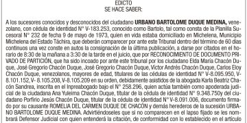 Cartel Urbano Duque Medina