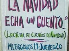 La Navidad, echa un cuento: Lectura de cuentos de navidad en Escuque