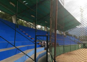 Una manito de pintura le dieron al estadio Dr. Humberto González Albano de Trujillo