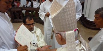 Fray Alejandro Rincón nuevo sacerdote mercedario