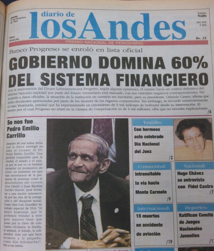 Dr. Pedro Emilio Carrillo,  vocación de servir, ser útil y bondadoso