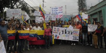 Pancartazo y Vigilia con participación de la juventud de Rafael Rangel