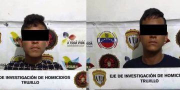 Capturan al “Piojo” y “Jimsito” por homicidio de Escuque 