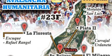 Cinco marchas y un punto de concentración prevén en Valera para el #23F