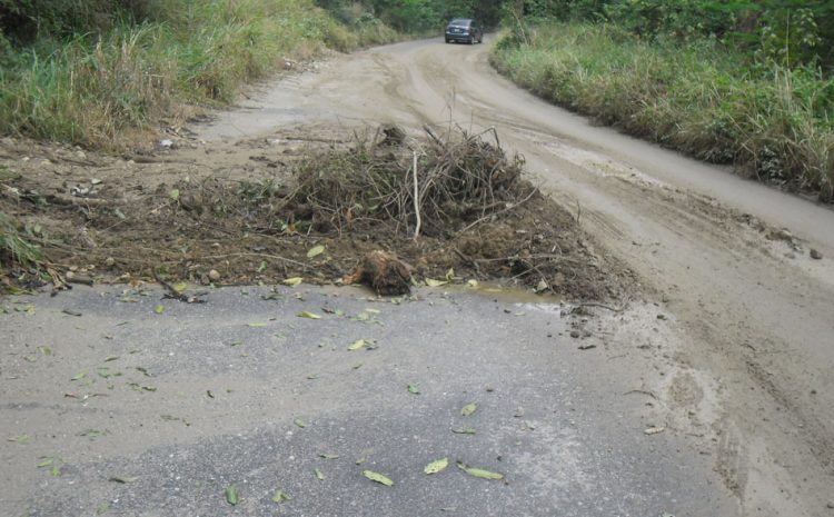 No hay mantenimiento de los organismos de infraestructura para la carretera Betijoque al eje panamericano.