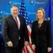 Mogherini y Pompeo defienden elecciones para vuelta al orden en Venezuela