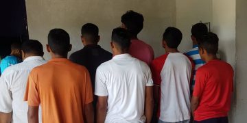 Fapet dio captura a nueve presuntos miembros de la banda del “Colombiano”