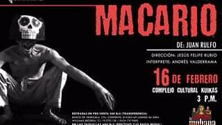 El grupo de teatro La Mohana llega con el monólogo Macario