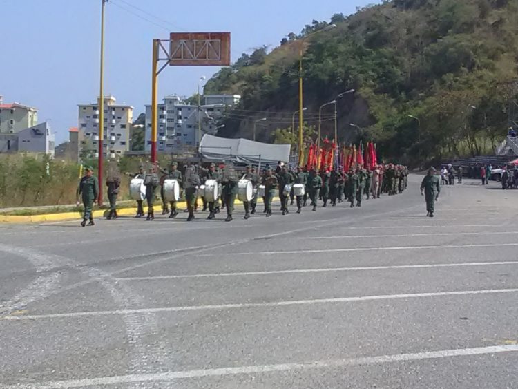 Desfile militar este miércoles en Valera 
