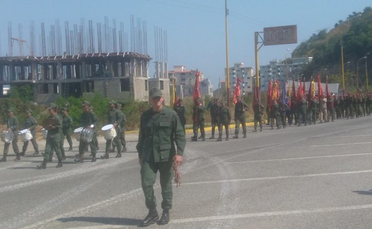 Para este miércoles seria el desfile en la avenida Bolivariana de Valera