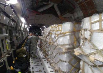 Aviones de fuerza aérea de EEUU aterrizaron en Cúcuta con ayuda humanitaria