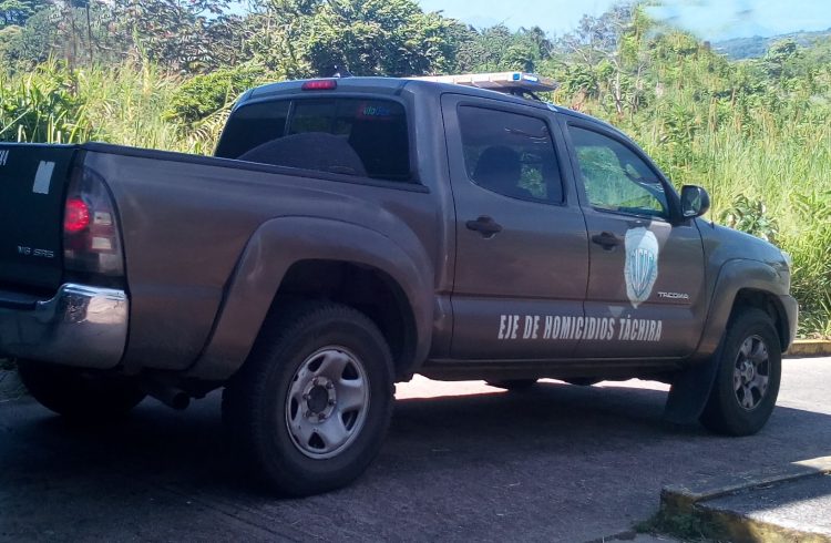 Funcionarios de la División Contra Homicidios del Cicpc Táchira acudieron al sector Piscurí