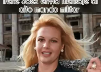 Irene Sáez envió mensaje al alto mando militar