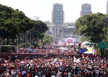Chavismo celebró en calles de Caracas 20 años de la revolución bolivariana