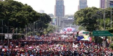 Chavismo celebró en calles de Caracas 20 años de la revolución bolivariana