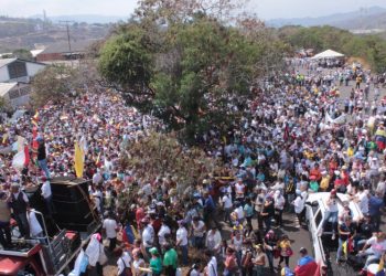 Gobernadora del Táchira peregrinó junto a los tachirenses por la fe, la esperanza y la vida