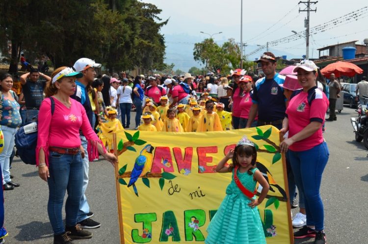 Desfile infantil gran atractivo del Carnaval Turístico Boconó 2019
