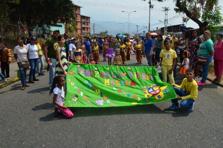 Desfile infantil gran atractivo del Carnaval Turístico Boconó 2019