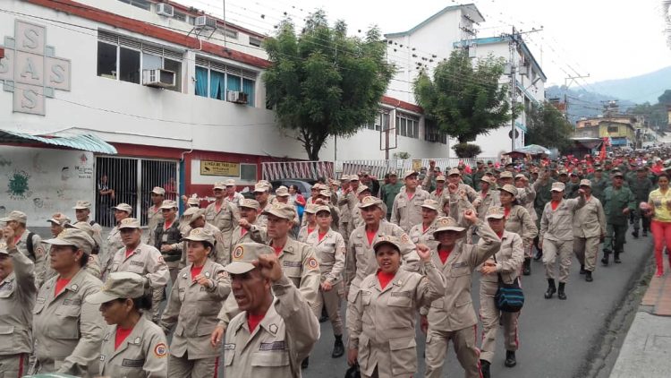 En Trujillo capital se movilizaron fuerzas revolucionarias