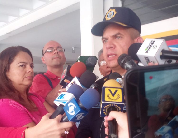 .- Cnel. Jesús Arteaga Simancas, director de la policía estadal, informó sobre procedimientos practicados en las últimas horas