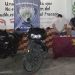 Dos presuntos ladrones de motocicletas apresados en operativo policiaco militar