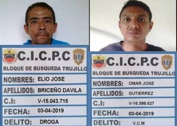 Detenidos dos hombres solicitados por droga y violencia