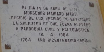 Betijoque: 242 años de solicitud hecha al obispo Mariano Martí