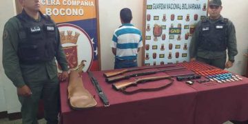 GNB incauta armas y municiones en Boconó