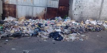 Basura en pleno centro de Sabana de Mendoza