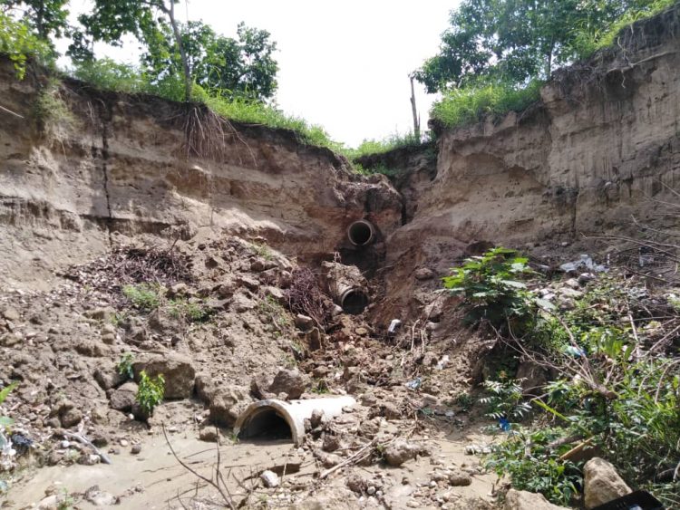 En peligro viviendas de San Alejo de Sabana de Mendoza