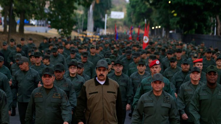 Maduro desde el Comando de la Infantería de Marina