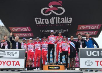 Androni premiado como el equipo más combativo del Giro de Italia