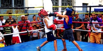 Fiesta boxística en aniversario de Gbmp-Valera