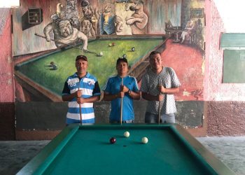 Estadal de Billar en “La Farándula” de Cubita