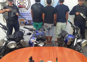 Detienen en Ureña a tres motorizados Integrantes de banda “Los Maracuchos”