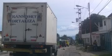 Camioneros parados por falta de gasolina
