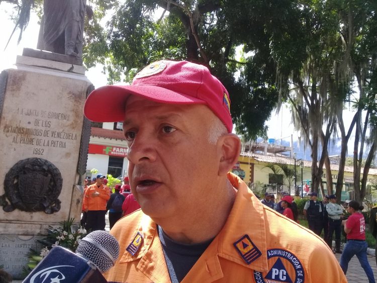 Alejandro Rodríguez, oficial de Gestión de Riesgos de Protección Civil Boconó