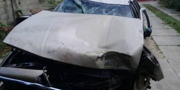 En Carvajal choque deja dos personas lesionadas