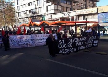 Realizan huelga contra privatización en Chile