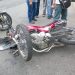 Herido motorizado en choque