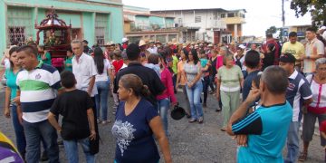 Primera salida de San Benito: sonaron duro los tambores en Betijoque