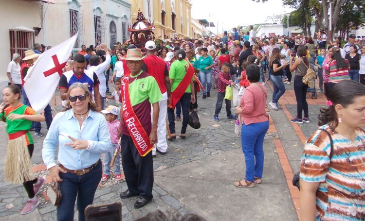 Primera salida de San Benito: sonaron duro los tambores en Betijoque