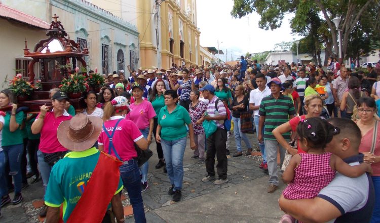 Primera salida de San Benito: sonaron duro los tambores en Betijoque
