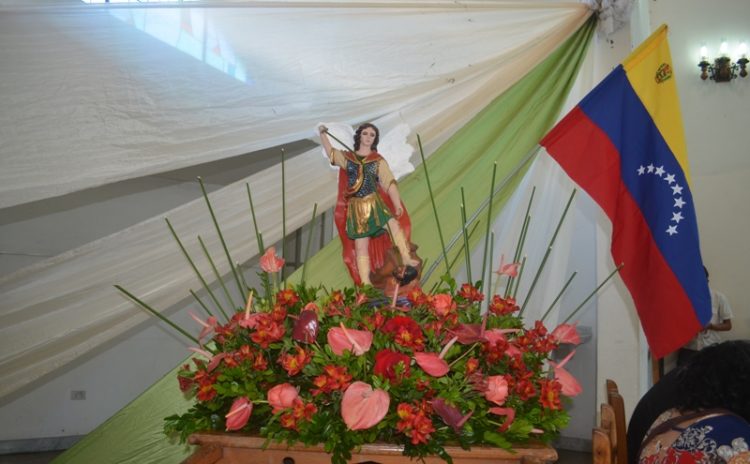 Rogativa en Boconó a San Miguel Arcángel por la Liberación de Venezuela