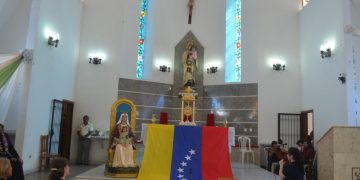 Rogativa en Boconó a San Miguel Arcángel por la Liberación de Venezuela