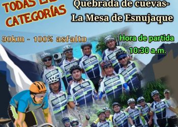 El ciclismo llega a La Mesa de Esnujaque