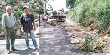 Alfredo Barrios: trabajamos a tiempo completo por el buen estado de la vialidad